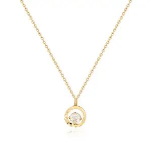 18K 다이아컷팅 링펜던트 체인 목걸이 MNN38806