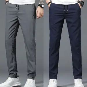 허리밴딩 방한 융털안감 스타일 겨울긴바지 IS-TTP06