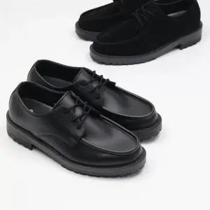 스웨이드 단화 갑피 바닥 구두 로퍼 창 평한