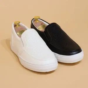 슬립온 키높이 드라이빙 슈즈 남자 펀칭 경량