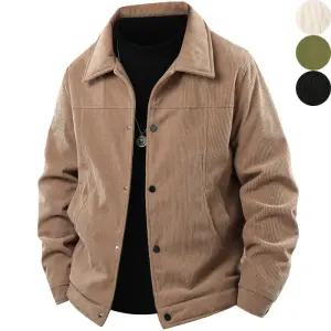 남성 봄가을 JAMES 제임스 코듀로이 트렌디 라펠 카라넥 골덴 블레이저 재킷 점퍼 발열 방풍 캐쥬얼 점퍼 바람막이 재킷 2/