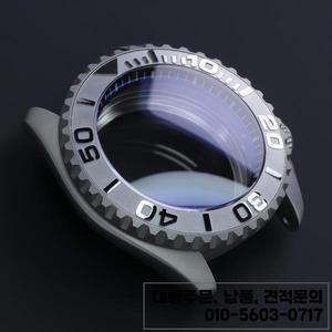 42mm 무광 시계 케이스 사파이어 크리스탈 글래스 방수 NH35 무브먼트 호환 SKX007 개조용