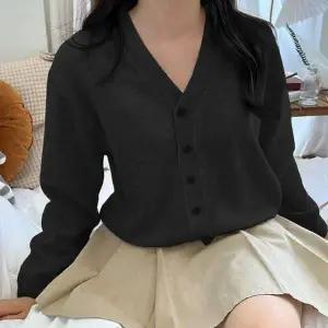 키밍 BC91WJ36 간절기 오피스룩 여성가디건 학생 브이넥 포켓 니트 가디건 교복 스쿨룩 단체복