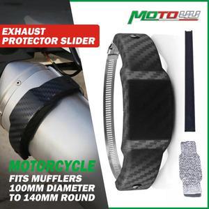 유니버셜 라운드 배기 보호 슬라이더 커버 슈퍼모토 오토바이 고정 링