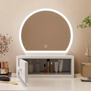 미니화장대 LED조명 자취방콘솔 1인용원룸 테이블 서랍형탁상 화장대정리함