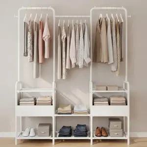 아트박스/제이라이프 스틸 시스템행거 스텐 옷걸이 행거 스탠드 이동식