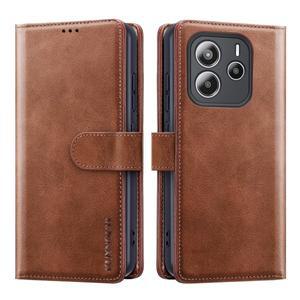 카드 홀더가있는 Redmi Note 14 용 지갑 케이스 마그네틱 플립 가죽 Proteciton 4G 휴대폰 커버 Xiaomi 5G