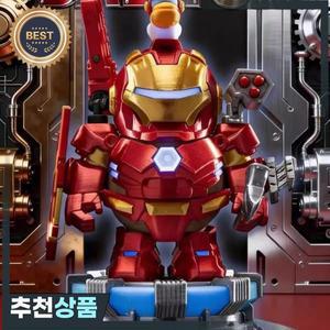 아이언맨 카피바라 액션 피규어 자석 메카 아머 조립 핸드메이드 창의적인 수집품 어린이   장난감 수집가