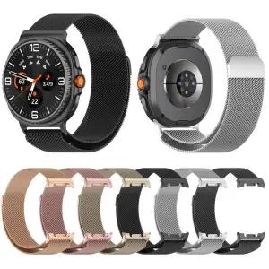 갤럭시워치8 밀레니즈 루프 스트랩 메탈밴드 시계줄 40mm 44mm가죽 오션 웨어러블 나일론 밀루프 워치8 시