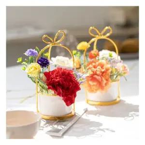 어버이날 감사 선물 카네이션 화분 set 20cm 2컬러 인테리어 조화 스승의날