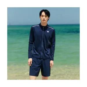 매장정품 아레나 ARENA 마크 레귤러핏 집업 래쉬가드 세트 A5BM1PC06DNV 618386