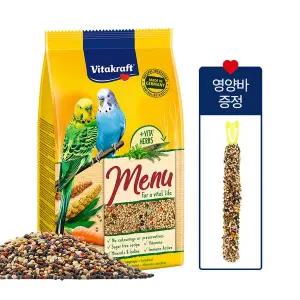 [하프클럽/올펫몰]비타크래프트 프리미엄 메뉴 소형앵무 잉꼬 사료 1kg