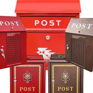 실외OK 국산 고급 철재 우편함 우체통 편지함 정리함 구급함 인테리어소품 주택 팬션인테리어 빨간우체통