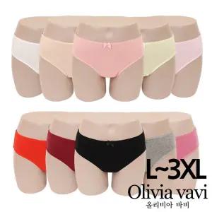 [올리비아바비]컬러풀 면스판 삼각팬티1종(OPT5001)