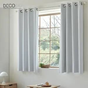 데코지오 100% 암막 린넨 작은창 긴장 2장세트
