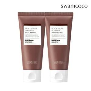 스와니코코 블랙슈가 필링젤 100ml x2개  [워시오프팩/저.자.극 각질 케어]