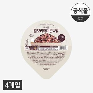 [그로서리서울] 배부른 찰보리흑미곤약밥(4개입)
