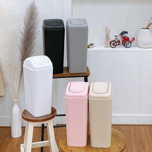 앤스윙 휴지통 12L 스윙뚜껑 틈새 주방 슬림 쓰레기통