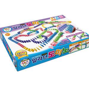 알라딘 도미노게임 202pcs/생일선물/학습완구/블럭쌓기