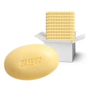 (무배)알뜨랑 세면 비누 노랑 1박스 (130g X 80개입)