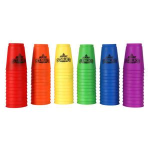 어린이 아동 스택스 12개입 1세트 컵 쌓기 놀이 장난감 순발력 게임 다양한 컬러