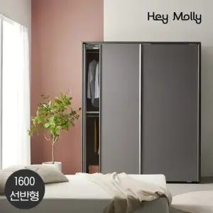 헤이몰리 페리 슬라이딩 옷장 1600 선반형