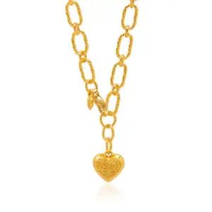 여자 순금 목걸이 11.25g 24K [하트썸 클립]