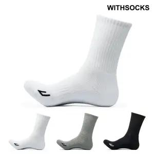 남성48 스포츠양말 두꺼운양말 이중바닥 장목 크루