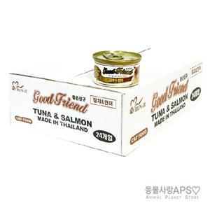 굿프렌드 냥이캔 참치+연어 85g x24개