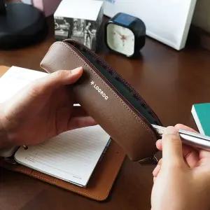 프랭클린플래너 아르스 양면 소가죽 펜케이스 필통