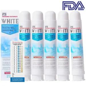치아미백 투스홀 미백치약 80g 5개