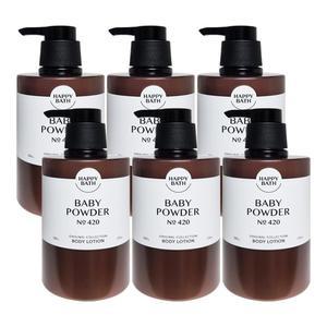 해피바스 오리지널 컬렉션 바디로션 베이비파우더 500mL X 6개