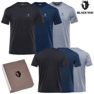 [롯데백화점]블랙야크 23SS 남여공용 1+1+1 3팩 아이스냉감 이너 라운드 티셔츠 NW