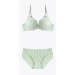 [롯데백화점]예스 파스텔 민트 나비 레이스 브라  햄라인 팬티 세트YSWBZ301YSWPZ302