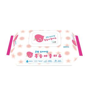 온맘 프리미엄 엠보싱 복숭아물티슈 20팩*60매(1,200매) 대형(200 X 300 mm) 빅사이즈