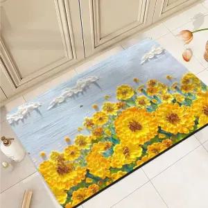 빨아쓰는 해바라기 규조토 발매트