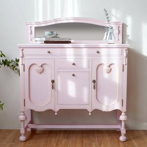 [피어젠]엘라 프렌치 엔틱 현관 콘솔 핑크