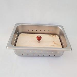 가정용두부틀. 스텐레스 두부틀 (2모용)+원목누름판.치즈틀.그릭요거트틀.cs2