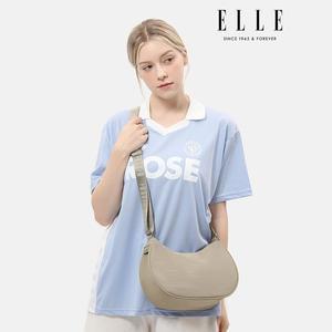 [엘르] 릴리프 반달 호보백 크로스바디 ELW20301 직장인 캐쥬얼 여행용 나일론 크로스백
