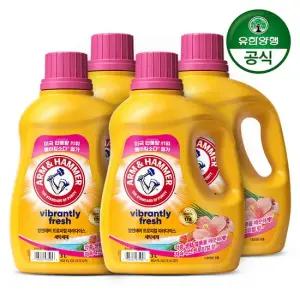 세탁세제 트로피컬 파라다이스 3L 4개 미세먼지 일반 드럼 겸용)