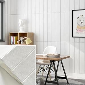 단열벽지 폼블럭 인테리어필름 셀프도배 나무결 붙이는벽지 시트지 붙이는