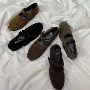 [최초가 89 000] 아이비 클래식 스웨이드 메리제인 로퍼 s23f132bk_5color