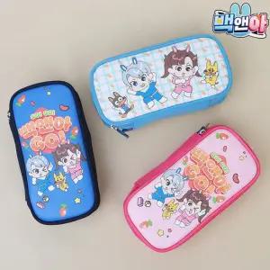 필통 백앤아 사각펜슬파우치 학생필통 펜파우치 초등학생 입학