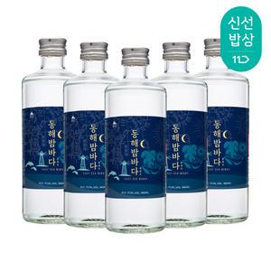 [품질보장] 참주가 동해밤바다 17.2도 360ml x5병 바다소주