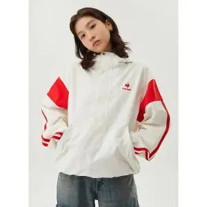 [르꼬끄](강남점)[이월][70% OFF]  쉐브론 메쉬 아노락 자켓 / IVORY (QP123TJK22) / 남여공용