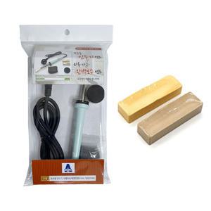 경성메꿈제 보수용인두기 세트 유광 10.5g 마루메꾸미 메꿈제 바닥보수 스크래치 가구 찍힘 틈새 흠집