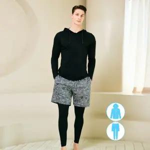 [하프클럽/베이직 엘르]베이직엘르 남성인 집업 래쉬가드 워터레깅스 비치