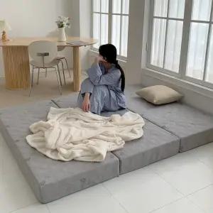 코트니아 오가닉순면 3단 접이식 매트리스 2컬러