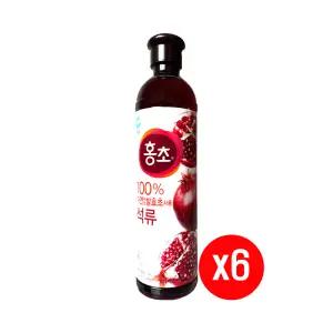 홍초 석류 900ml x6개