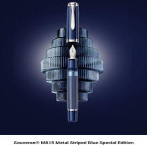 펠리칸 M815 메탈 불루 만년필[일반케이스]